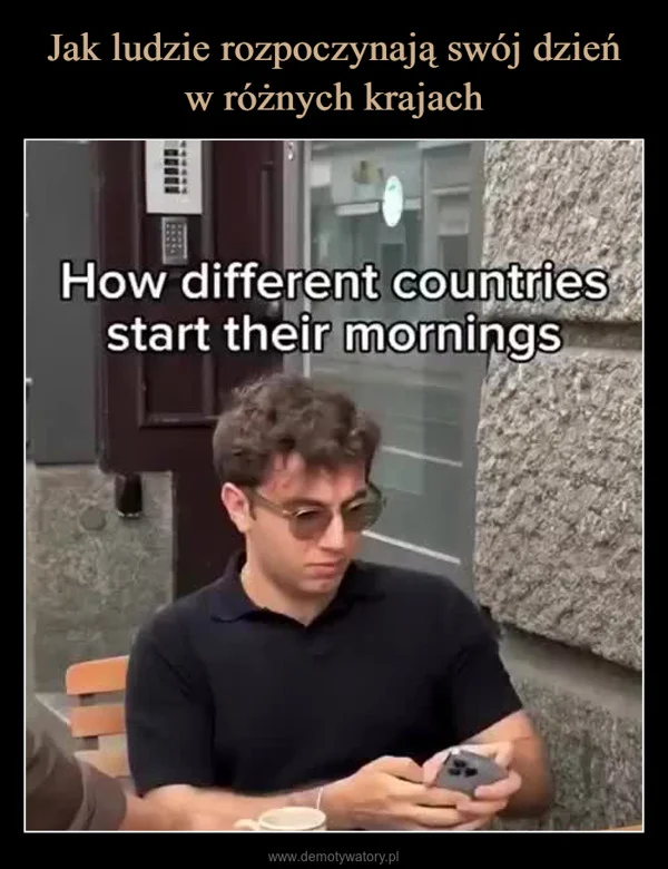 Jak ludzie rozpoczynają swój dzień w różnych krajach