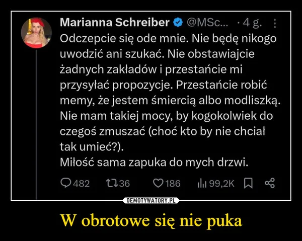 W obrotowe się nie puka