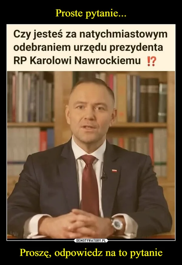 Proste pytanie... Proszę, odpowiedz na to pytanie