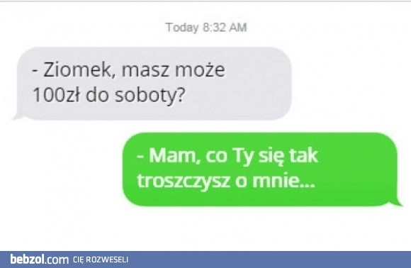 Po prostu się troszczy