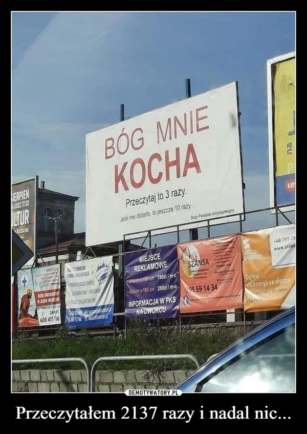 Przeczytałem 2137 razy i nadal nic...