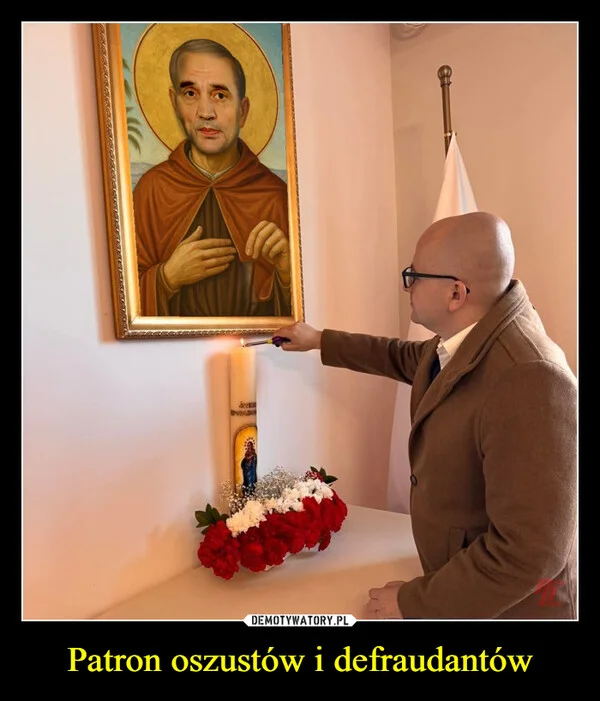 Patron oszustów i defraudantów