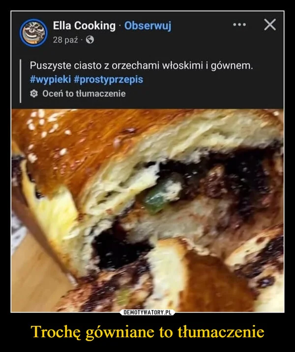 Trochę gówniane to tłumaczenie