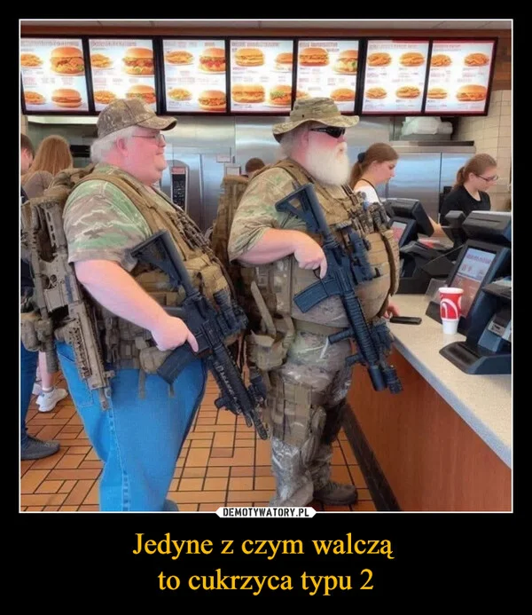 Jedyne z czym walczą to cukrzyca typu 2