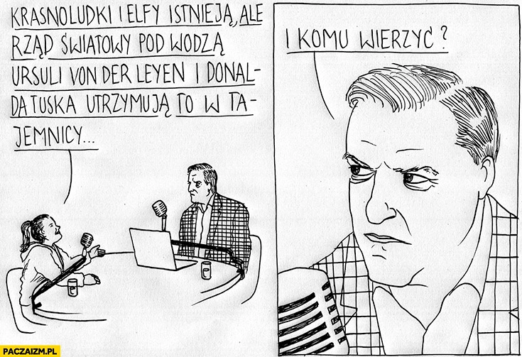 Krasnoludki i elfy istnieją ale rząd światowy utrzymuje to w tajemnicy, Rymanowski: i komu wierzyć?