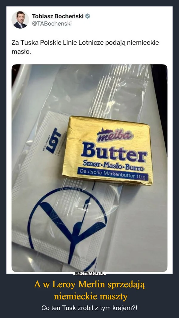 A w Leroy Merlin sprzedają niemieckie maszty