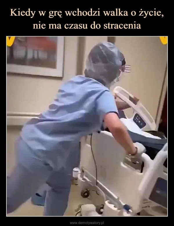 Kiedy w grę wchodzi walka o życie, nie ma czasu do stracenia