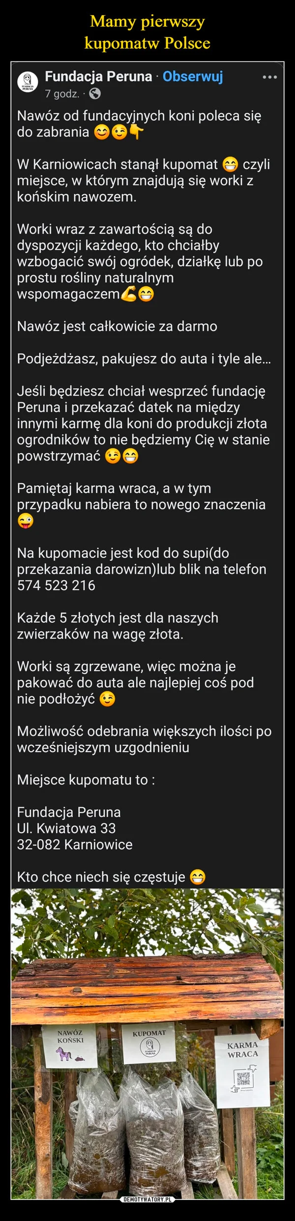 Mamy pierwszy kupomatw Polsce