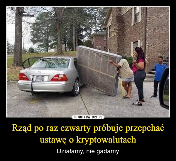 Rząd po raz czwarty próbuje przepchać ustawę o kryptowalutach