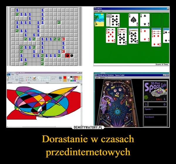Dorastanie w czasach przedinternetowych