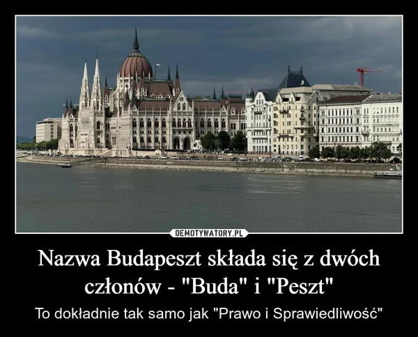 Nazwa Budapeszt składa się z dwóch członów - 