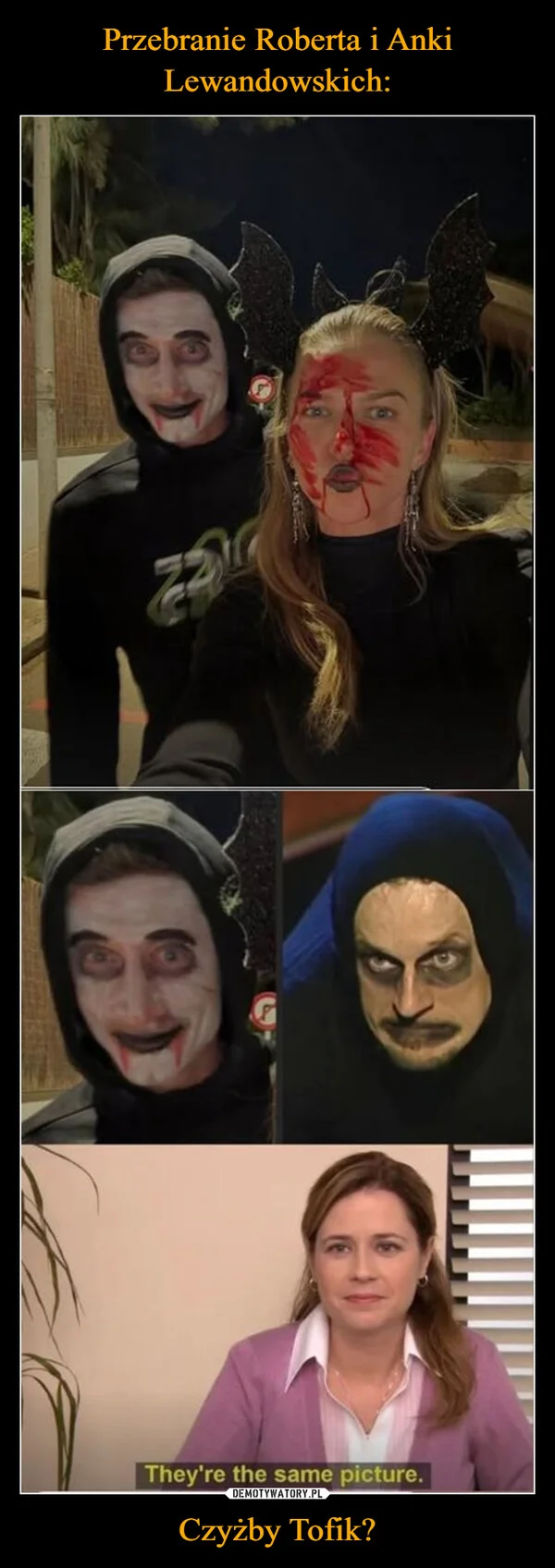 Przebranie Roberta i Anki Lewandowskich: Czyżby Tofik?