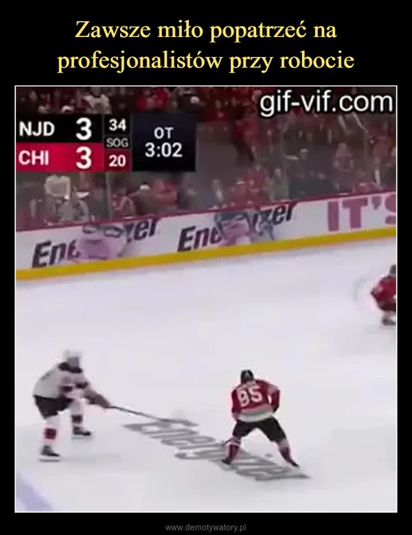 Zawsze miło popatrzeć na profesjonalistów przy robocie