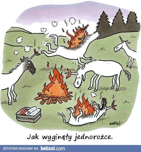 Wyginięcie jednorożców