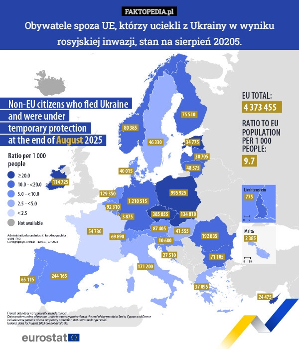 Obywatele spoza UE, którzy uciekli z Ukrainy w wyniku rosyjskiej inwazji,