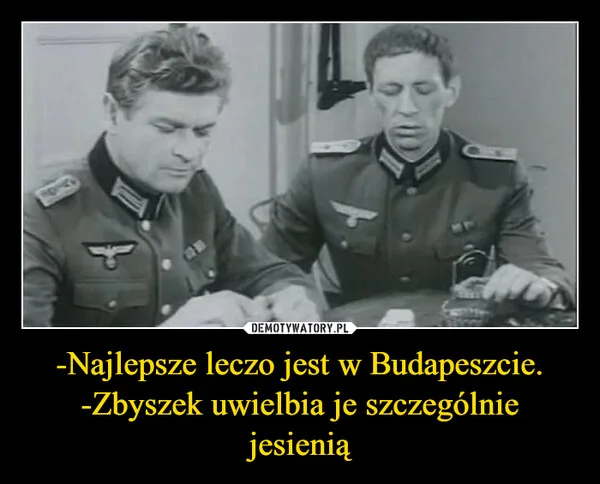 -Najlepsze leczo jest w Budapeszcie. -Zbyszek uwielbia je szczególnie jesienią