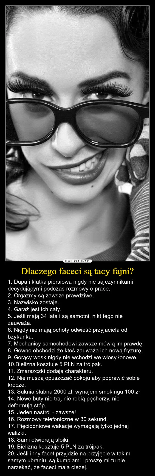 Dlaczego faceci są tacy fajni?