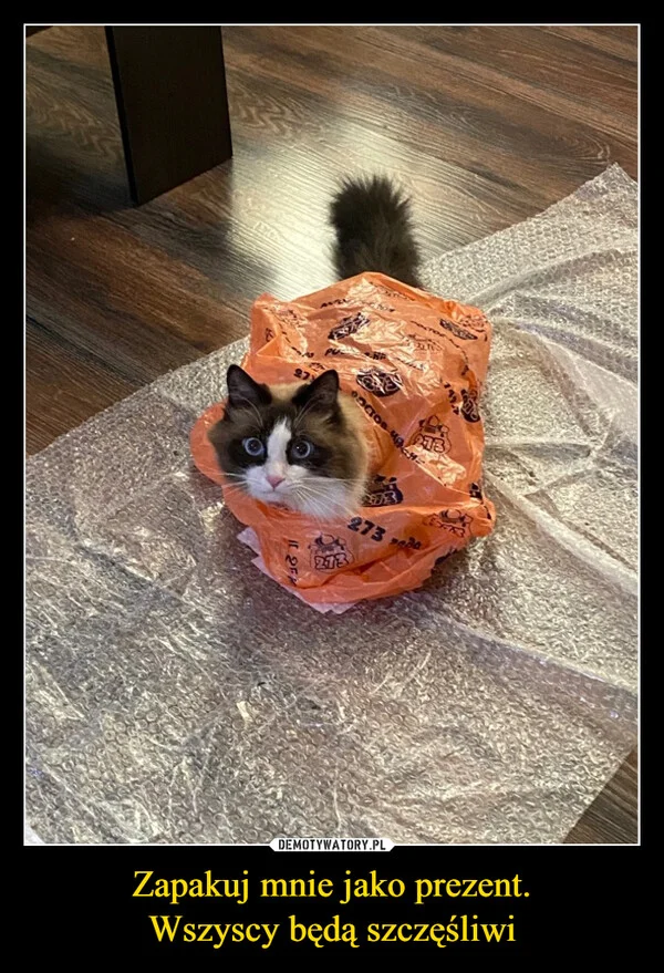 Zapakuj mnie jako prezent. Wszyscy będą szczęśliwi