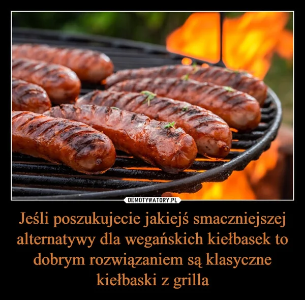 Jeśli poszukujecie jakiejś smaczniejszej alternatywy dla wegańskich kiełbasek to dobrym rozwiązaniem są klasyczne kiełbaski z grilla