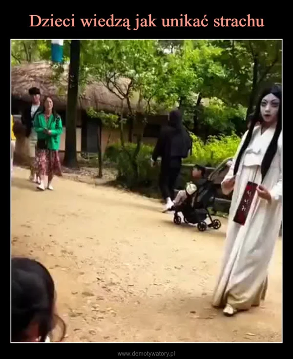Dzieci wiedzą jak unikać strachu
