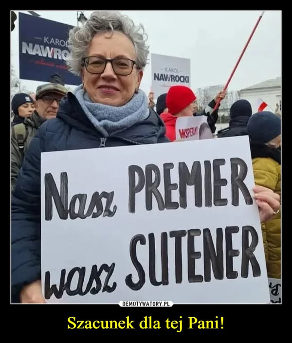 
    Szacunek dla tej Pani!