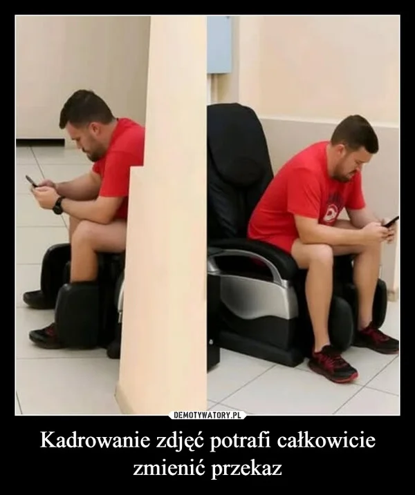 Kadrowanie zdjęć potrafi całkowicie zmienić przekaz