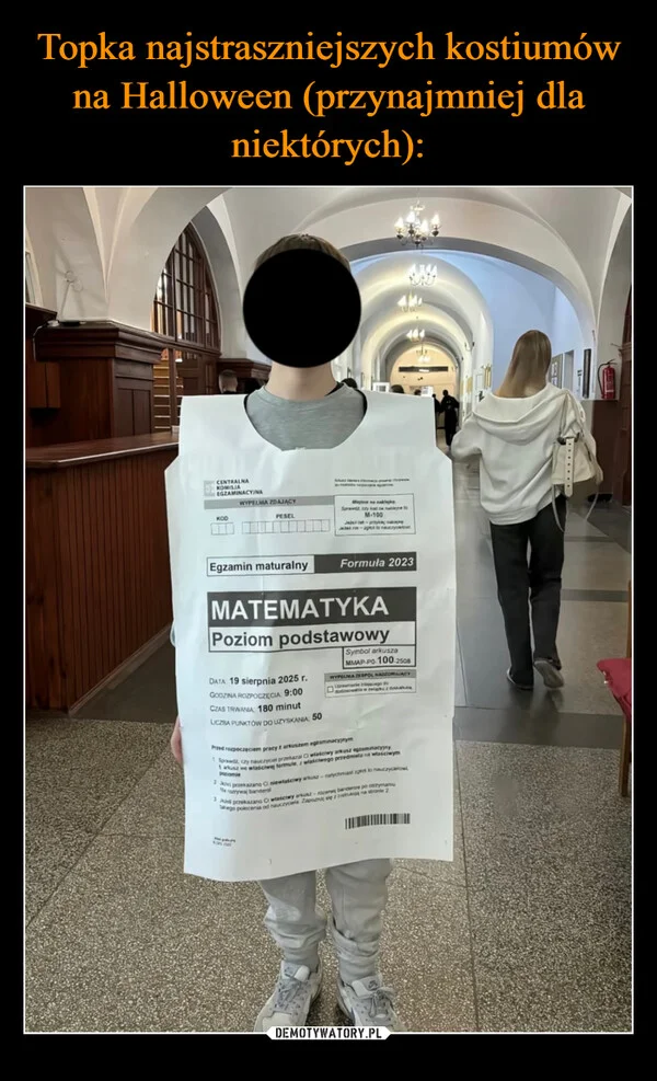 Topka najstraszniejszych kostiumów na Halloween (przynajmniej dla niektórych):