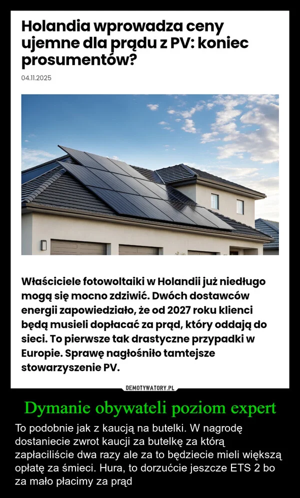 Dymanie obywateli poziom expert