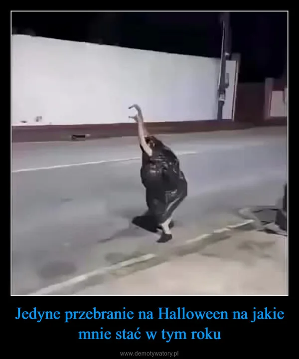 Jedyne przebranie na Halloween na jakie mnie stać w tym roku