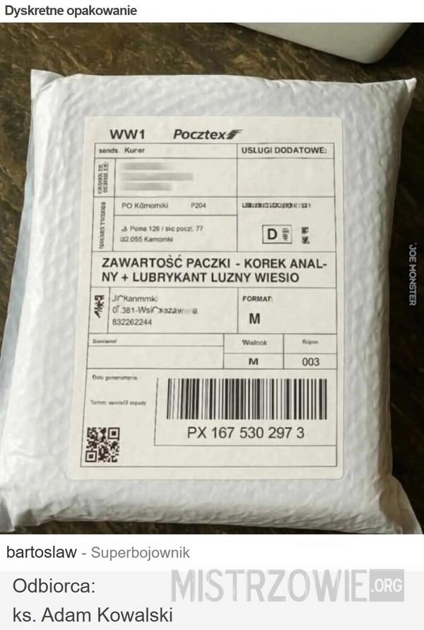 
    Dyskretne opakowanie