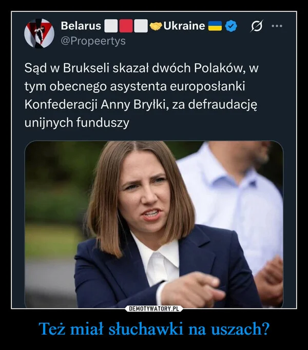 Też miał słuchawki na uszach?