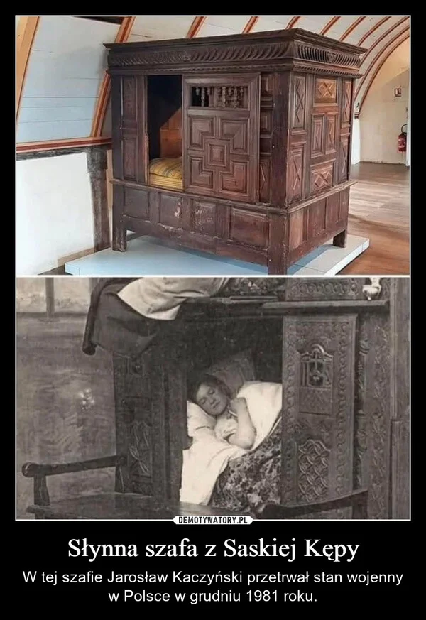 Słynna szafa z Saskiej Kępy
