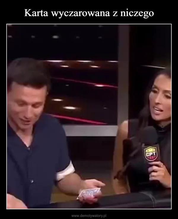 Karta wyczarowana z niczego