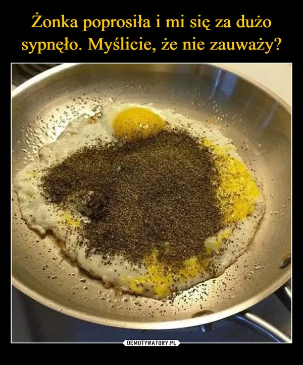 Żonka poprosiła i mi się za dużo sypnęło. Myślicie, że nie zauważy?