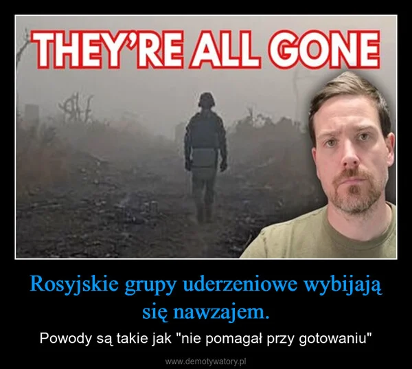 
    Rosyjskie grupy uderzeniowe wybijają się nawzajem.