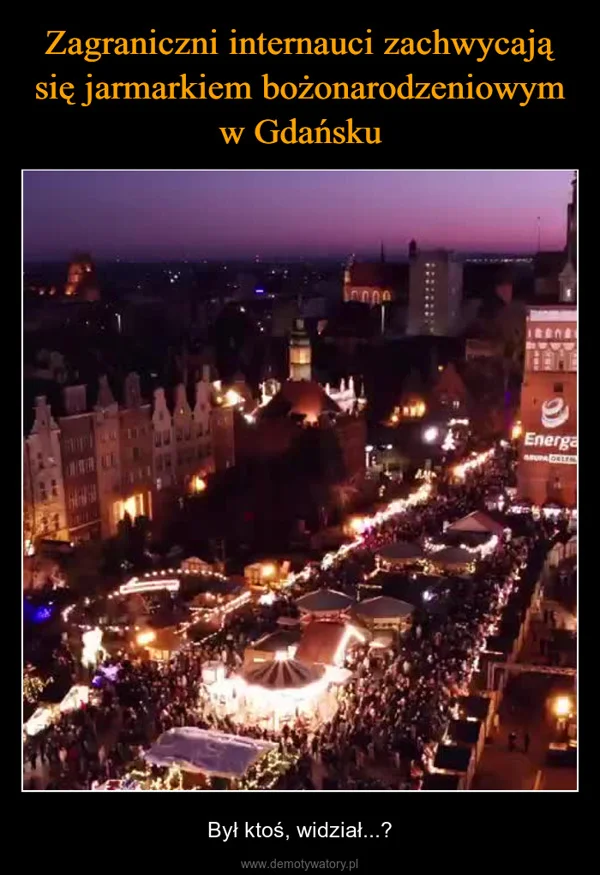 Zagraniczni internauci zachwycają się jarmarkiem bożonarodzeniowym w Gdańsku