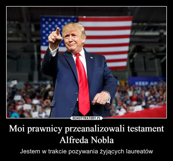 Moi prawnicy przeanalizowali testament Alfreda Nobla