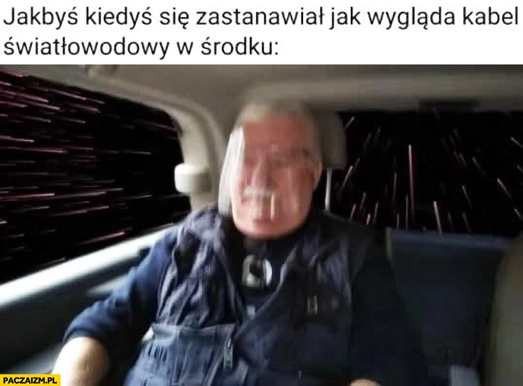 Wałęsa jakbyś kiedyś się zastanawiał jak wygląda kabel światłowodowy w środku