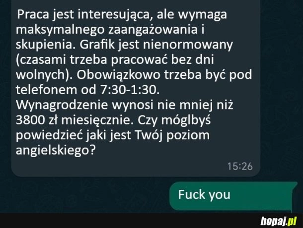 
    Odpowiedni poziom angielskiego