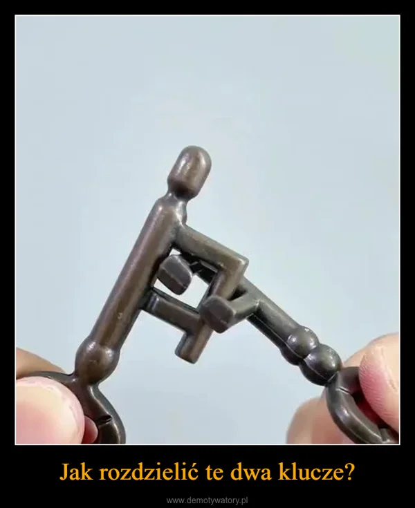 Jak rozdzielić te dwa klucze?