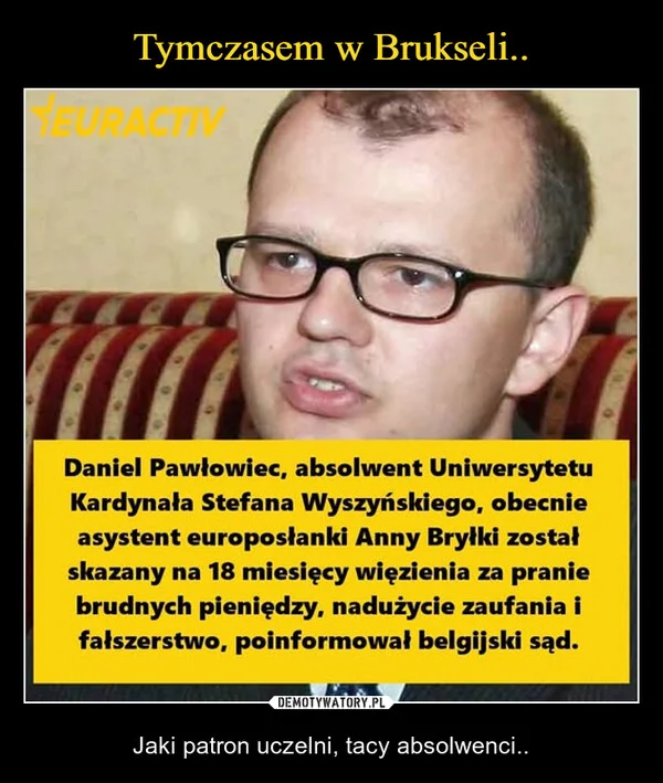 Tymczasem w Brukseli..