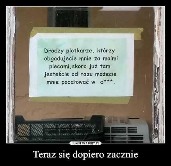 Teraz się dopiero zacznie
