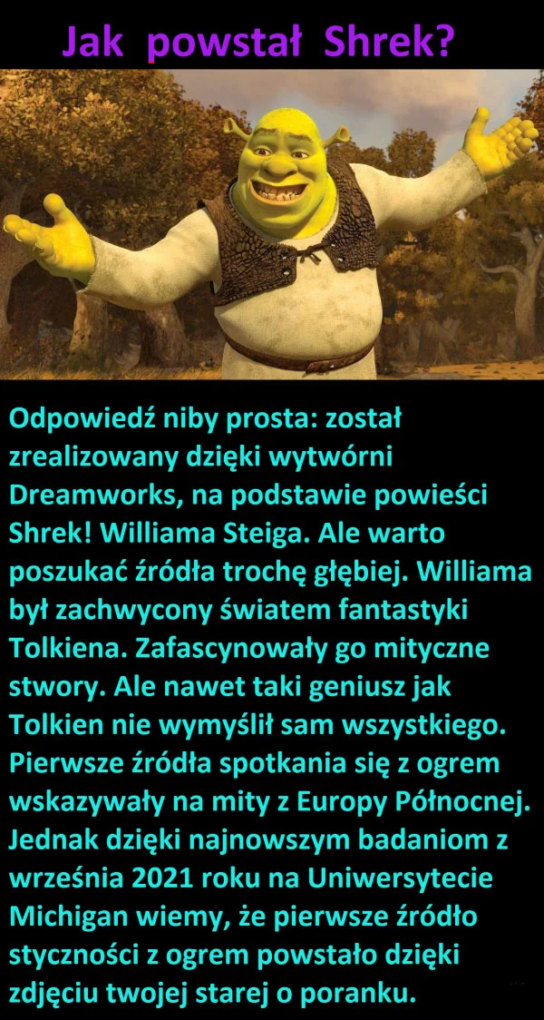 Jak powstał Shrek