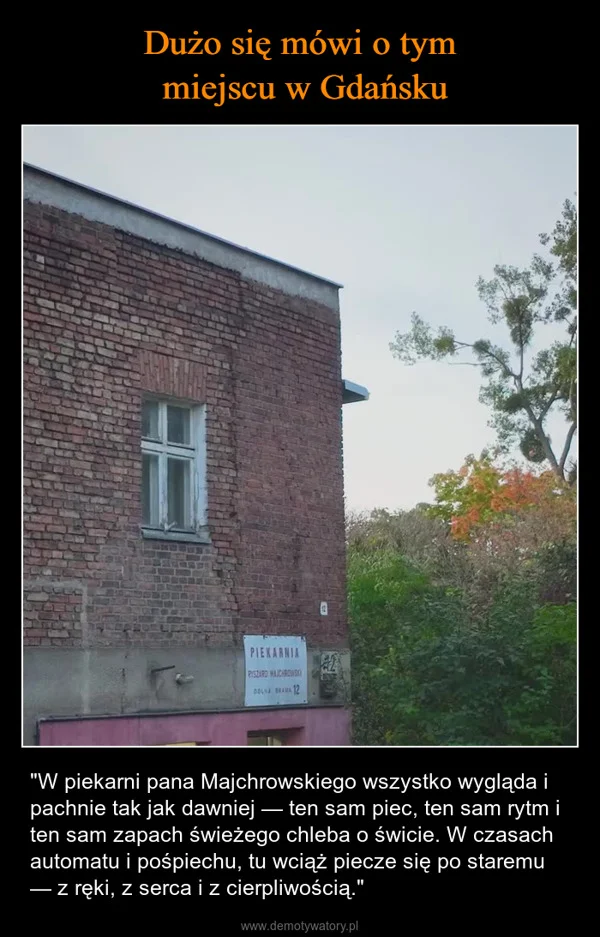 Dużo się mówi o tym miejscu w Gdańsku