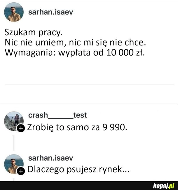 Co za gość...