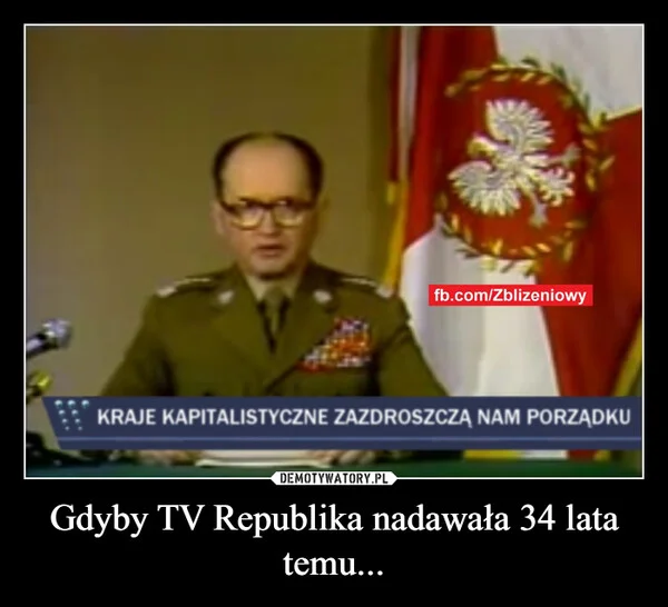 Gdyby TV Republika nadawała 34 lata temu...