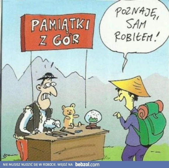 Pamiątki z gór