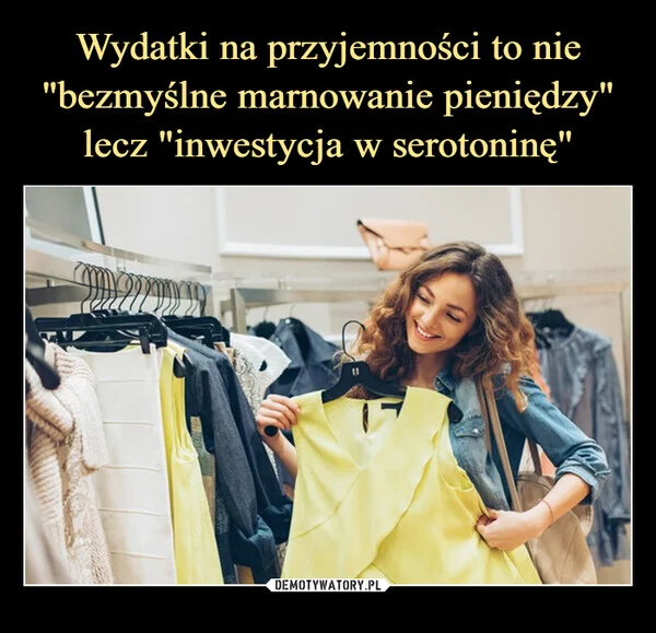Wydatki na przyjemności to nie 
