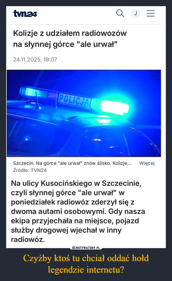 Czyżby ktoś tu chciał oddać hołd legendzie internetu?