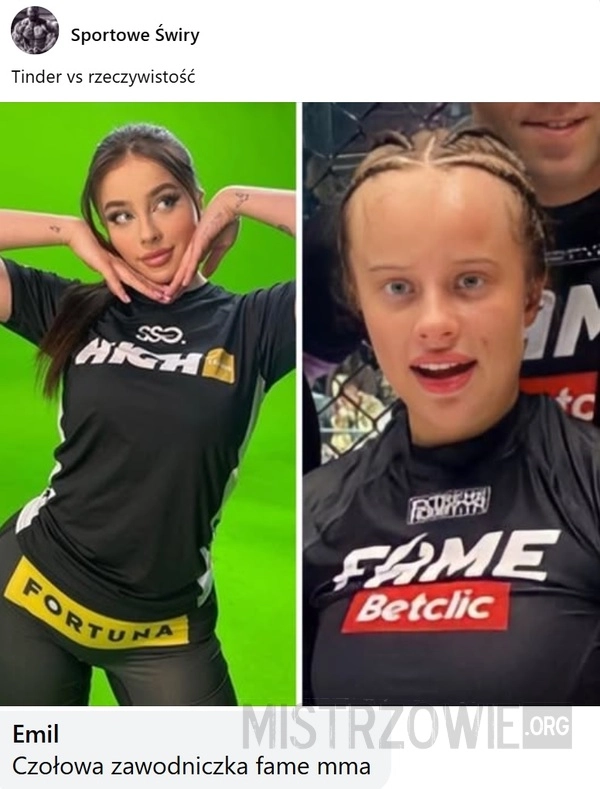 
    Tinder vs rzeczywistość